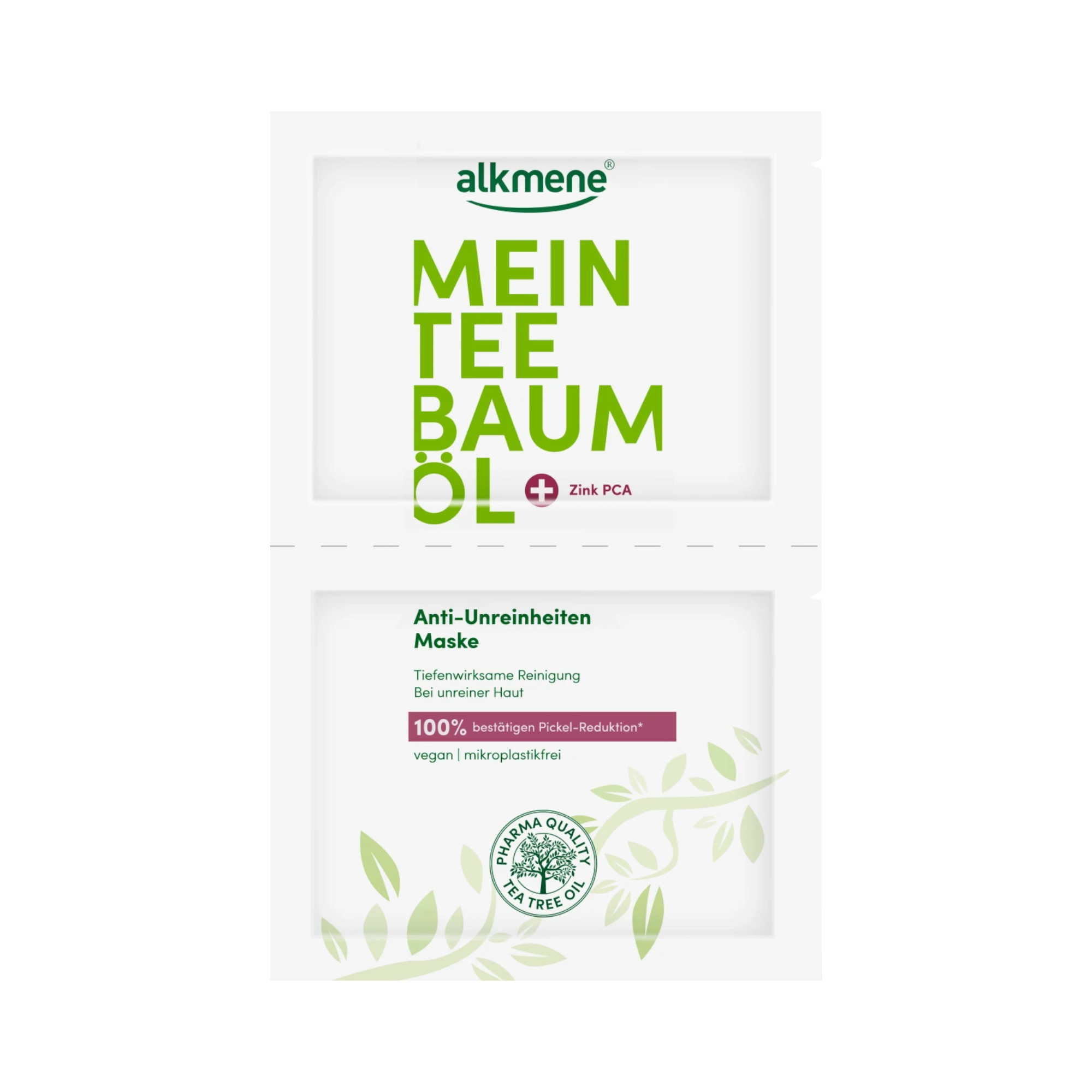 Alkmene masque anti-imperfections à l'huile d'arbre à thé, 2 x 7 ml