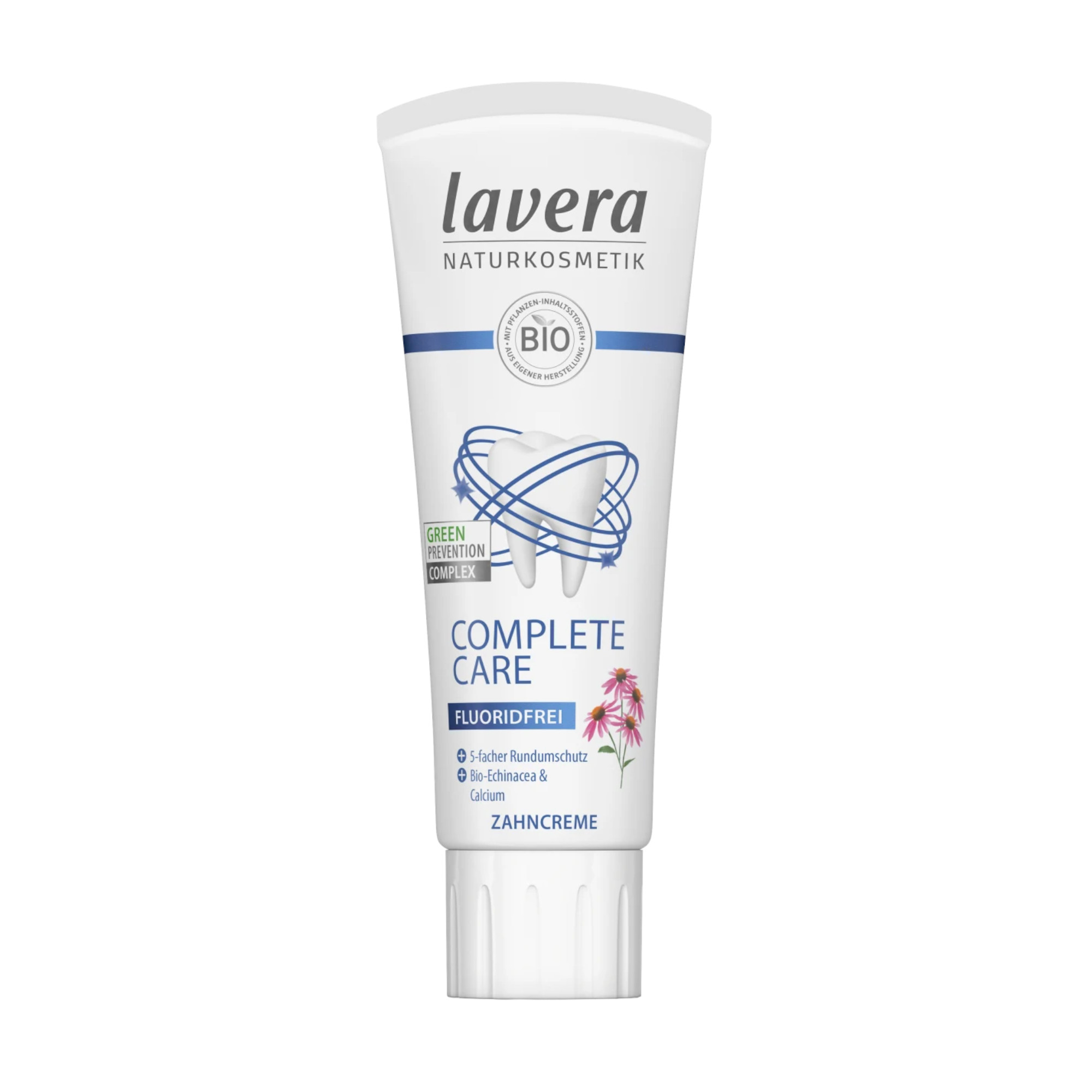 LAVERA Dentifrice Soin Complet à l'échinacée biologique et sans fluorure de calcium, 75 ml
