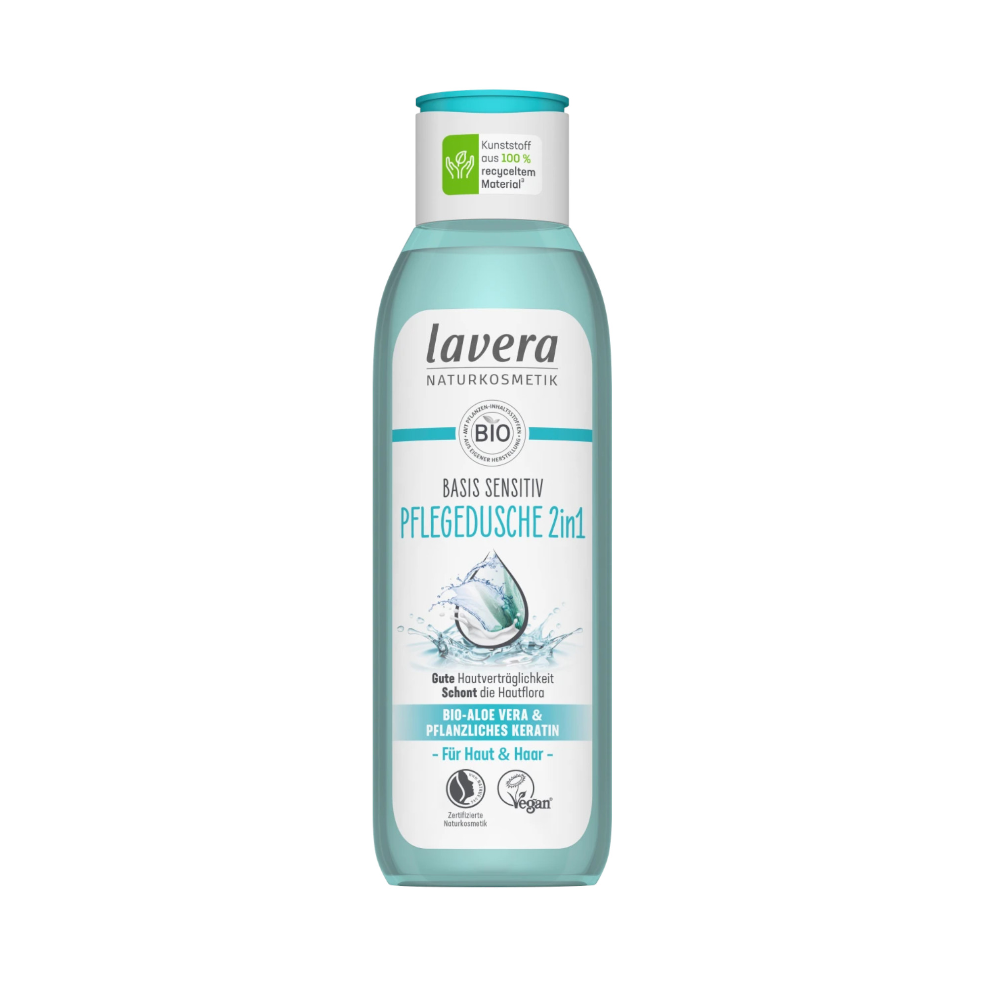 LAVERA Gel Douche Basis Sensitiv 2-en-1, 250 ml