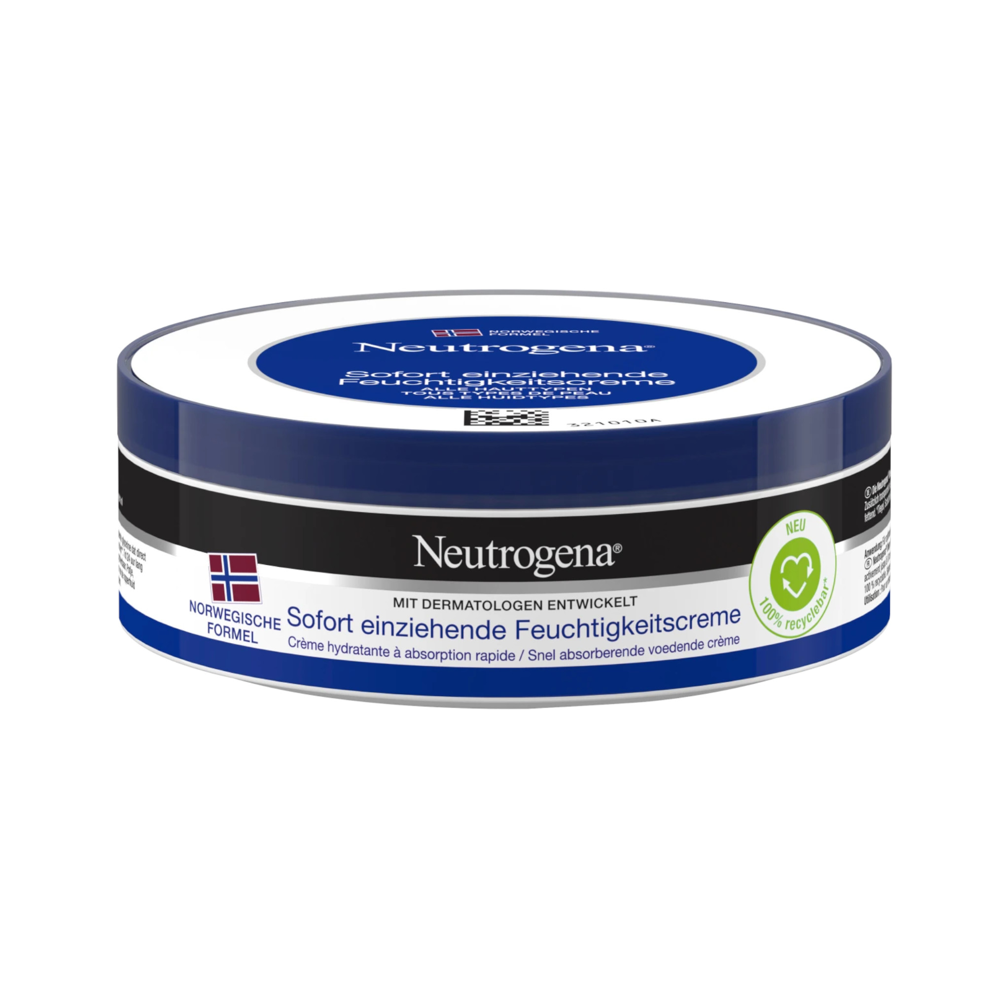 Neutrogena Crème de soin crème hydratante à absorption immédiate, 200 ml