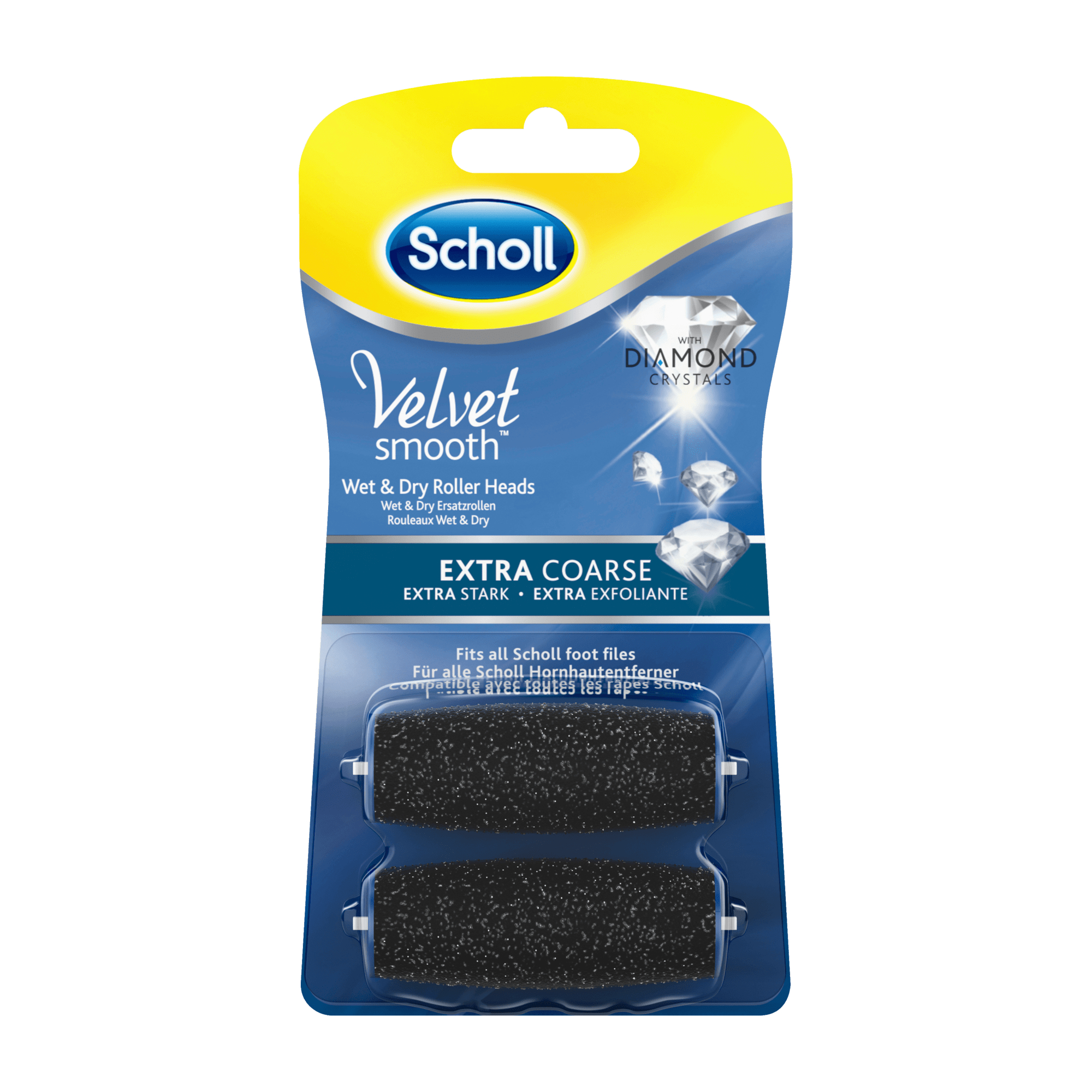 SCHOLL Velvet Smooth™, Rouleaux De Remplacement Grain Extra Exfoliant