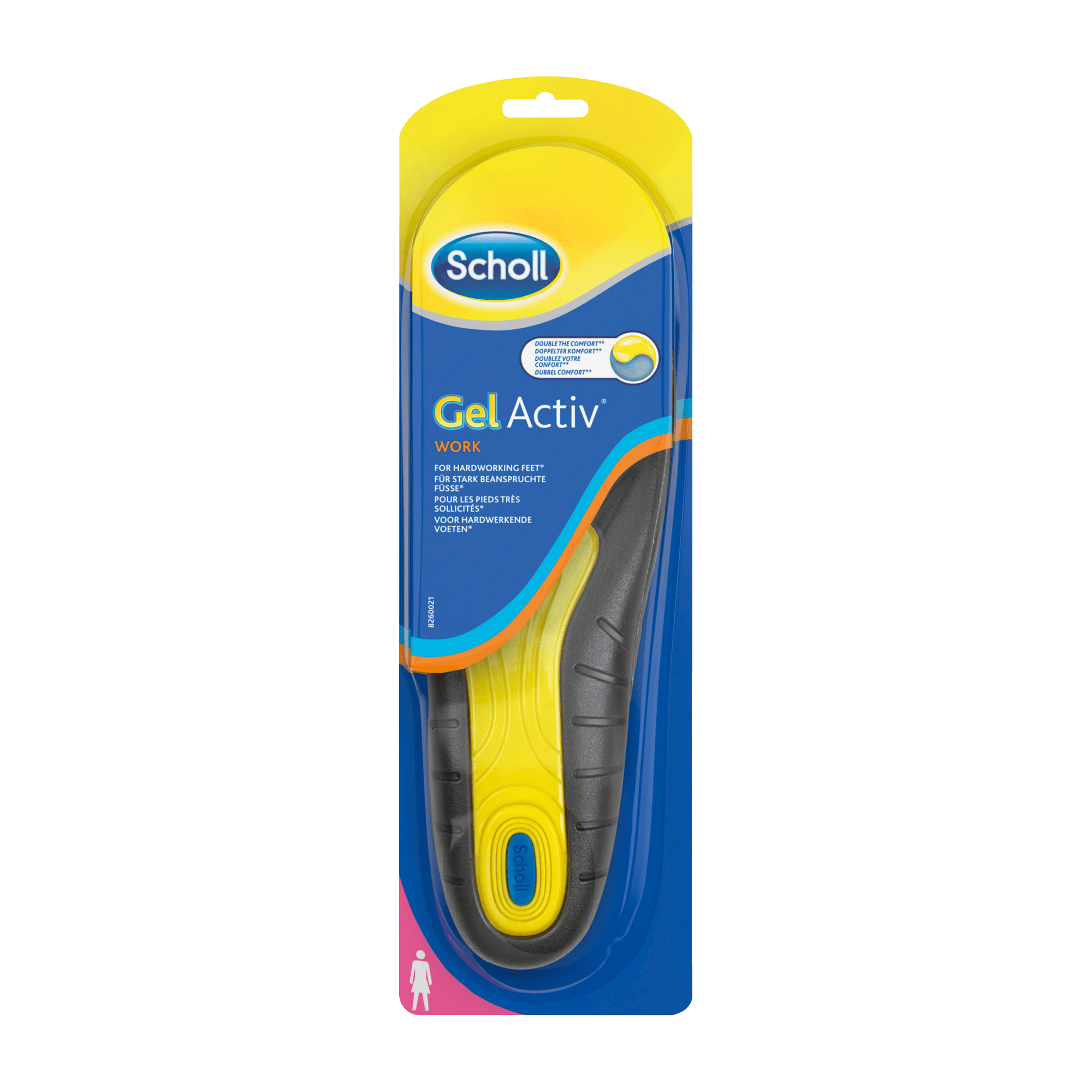 SCHOLL Semelles de travail GelActiv pour femmes