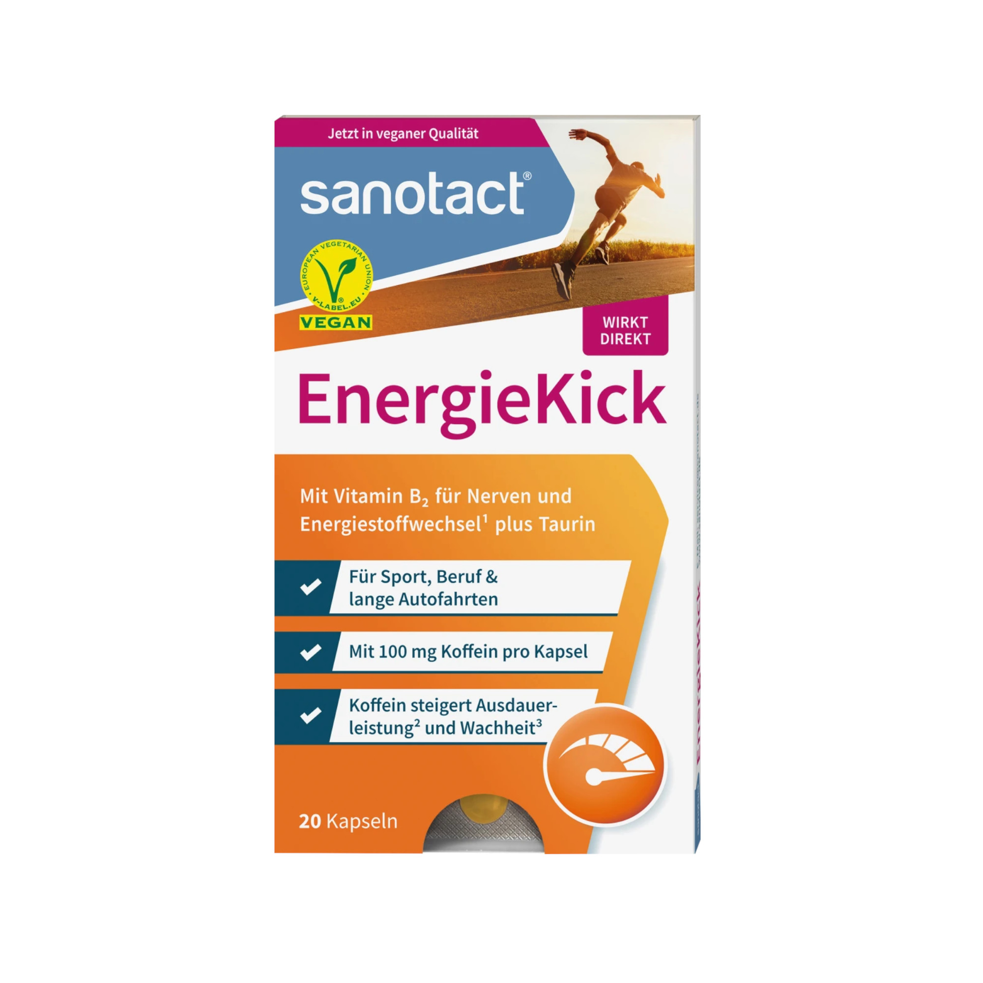 Sanotact Capsules EnergyKick 20 pièces