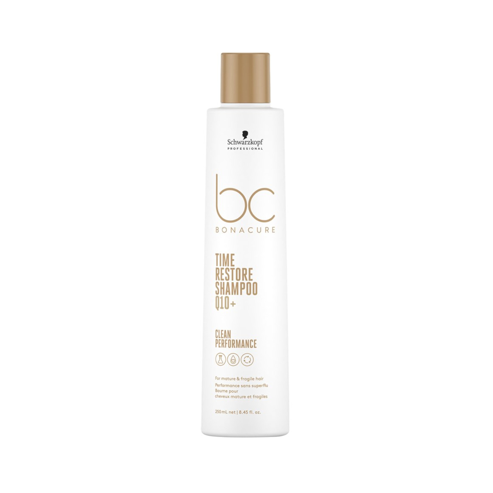 Schwarzkopf BC Bonacure Q10+ Time Restore Shampooing, 250ml