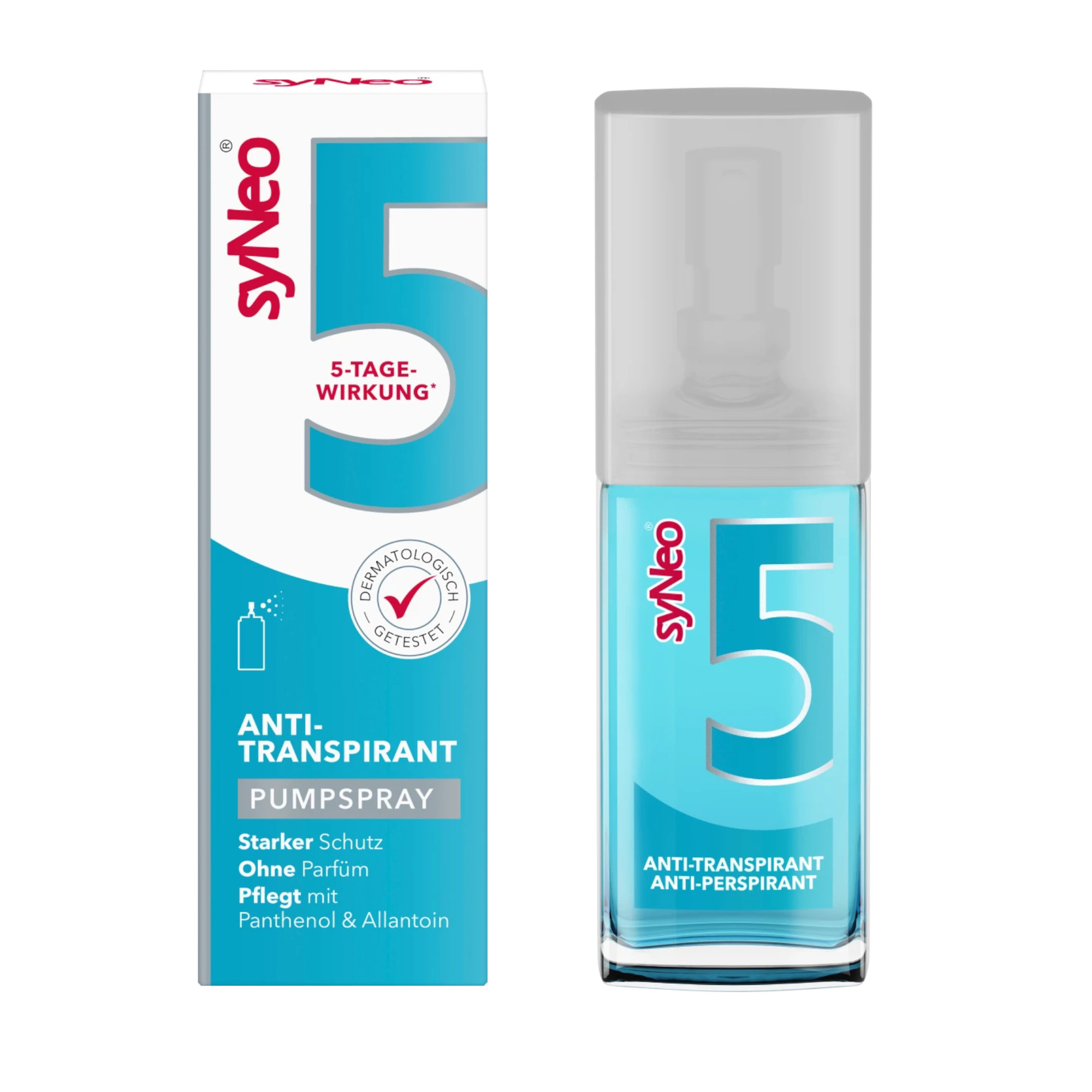 SyNEO 5 Spray Deo Bio Antisudorifiques sans parfum, 50 ml