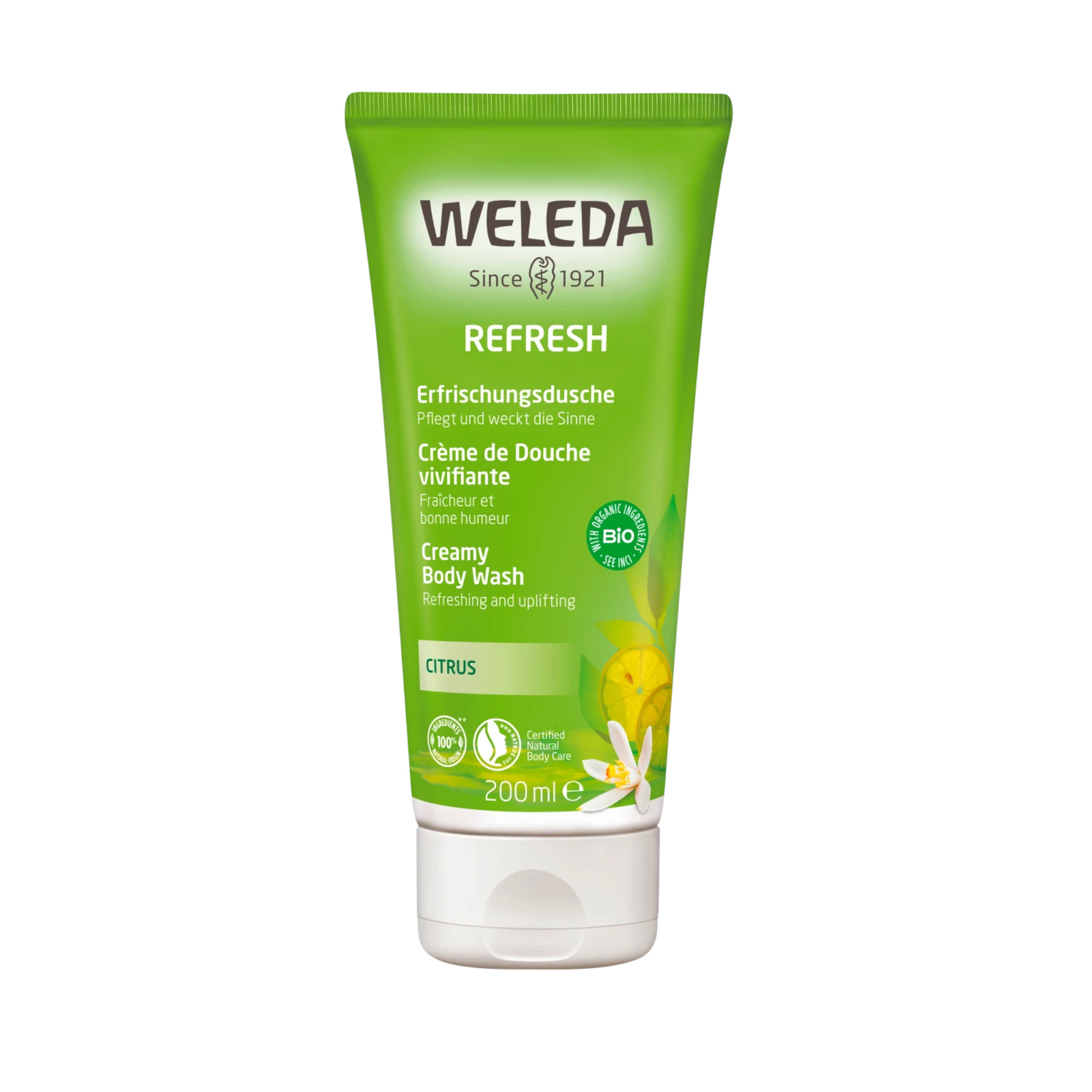 WELEDA Crème Douche d'agrumes, 200 ml