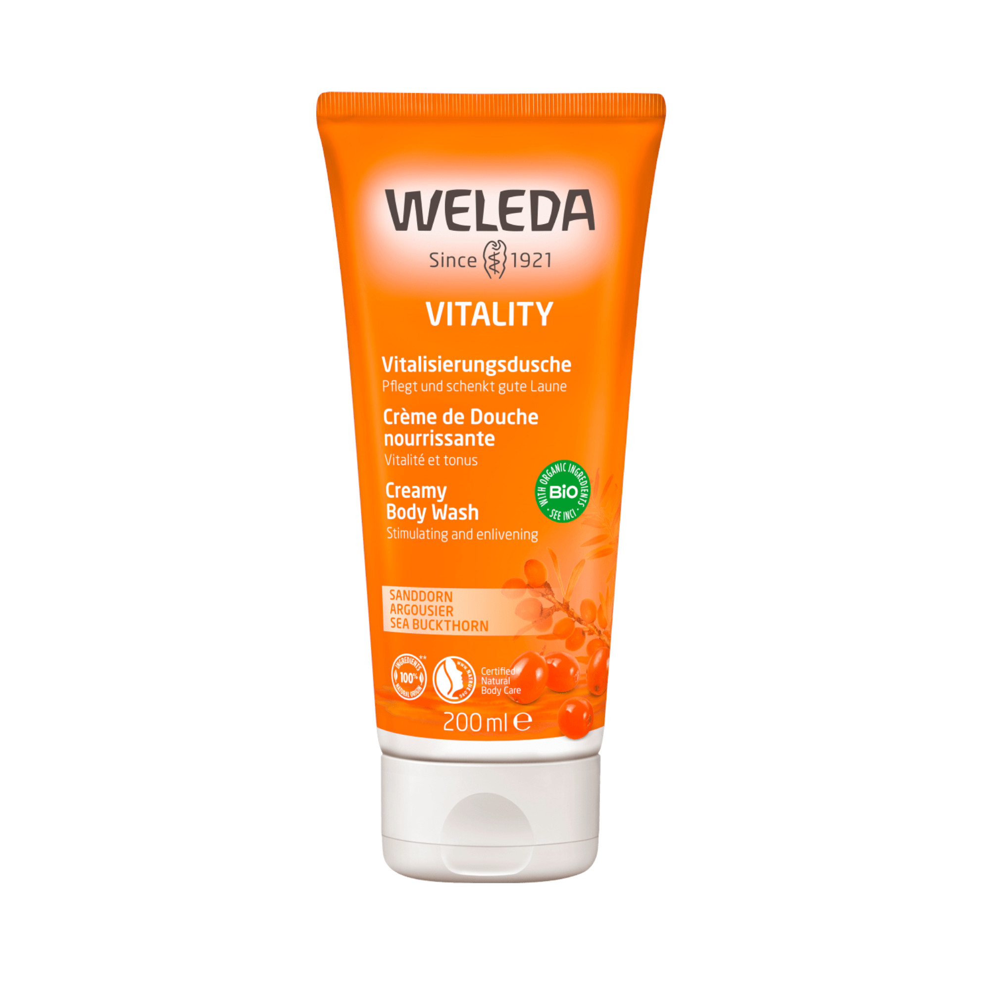 WELEDA Crème de douche à l’argousier 200 ml
