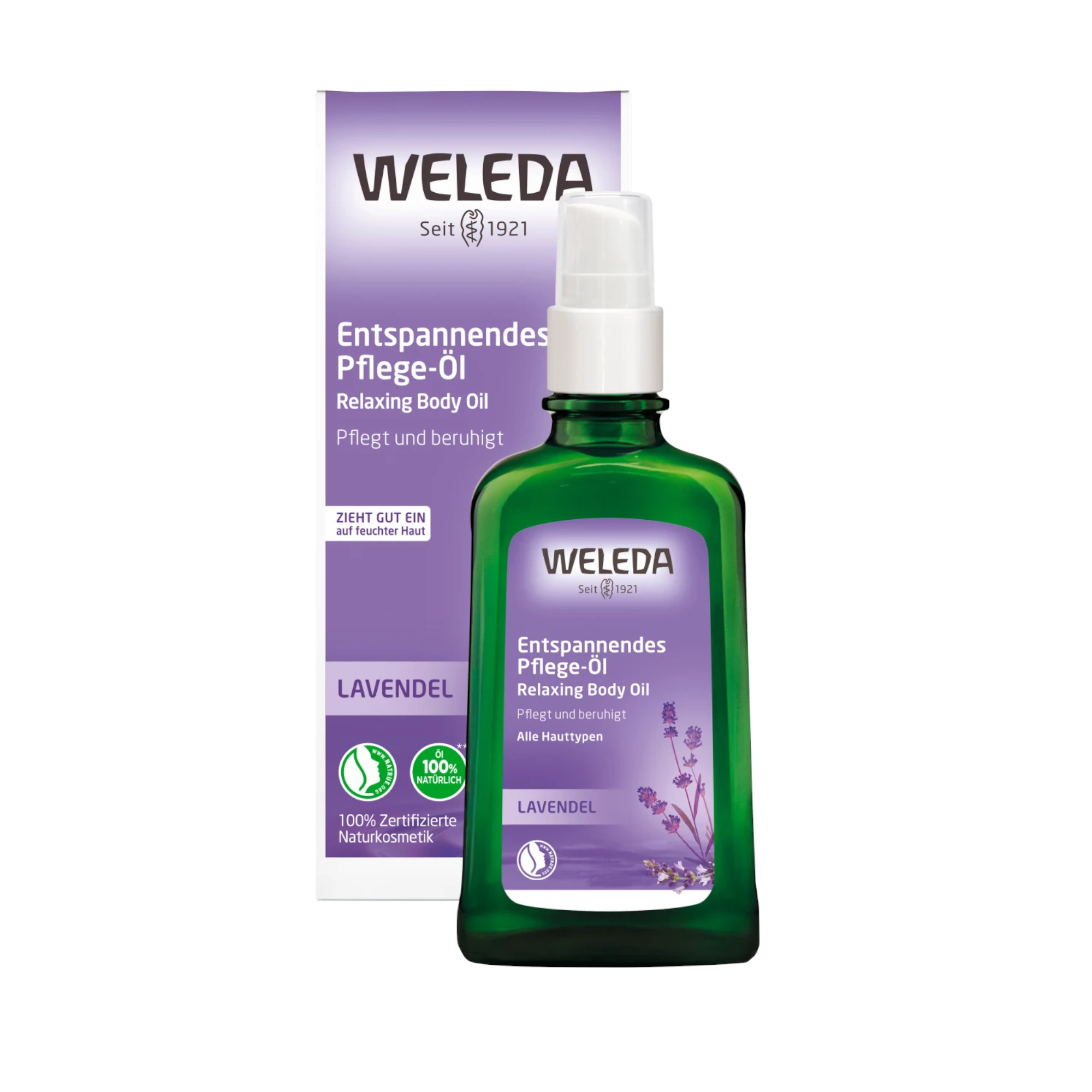 WELEDA Huile de corps à la lavande, 100 ml