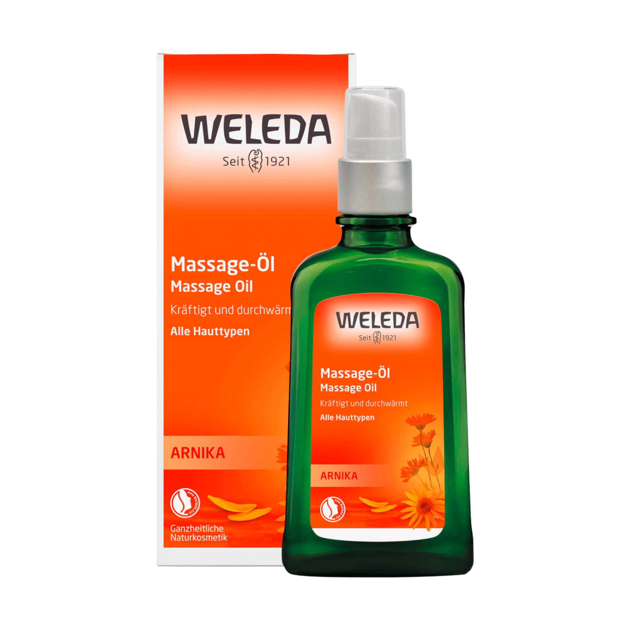 WELEDA Huile pour le corps huile de massage à l'arnica, 100 ml
